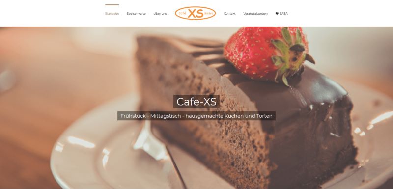 Cafe XS — WordPress · Gastronomie (Webseite)