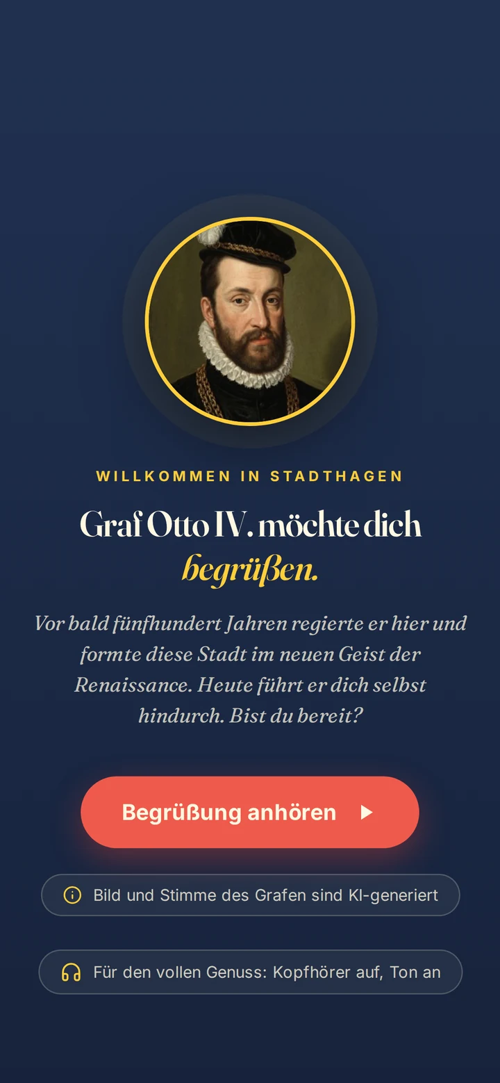 Entdecke Stadthagen auf dem Smartphone: Renaissance-Rallye
