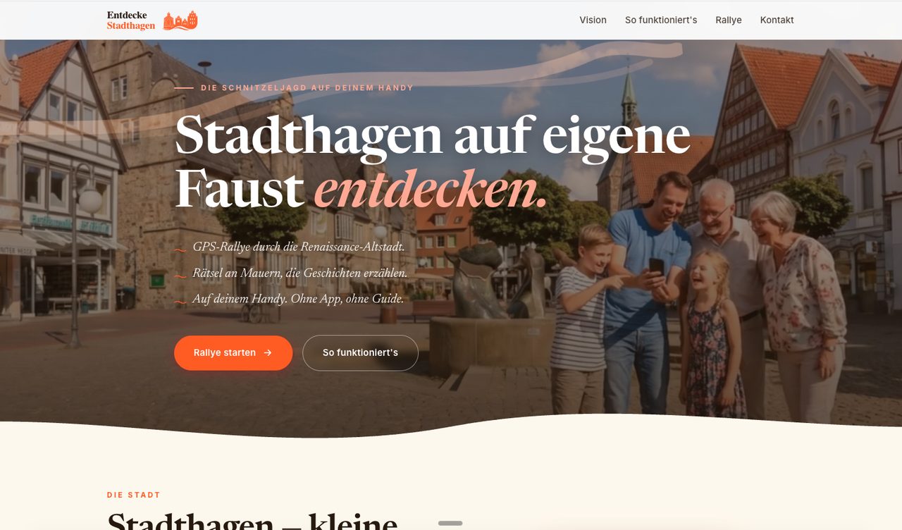 Entdecke Stadthagen — Digitale Stadtrallye · Stadthagen (Webseite)