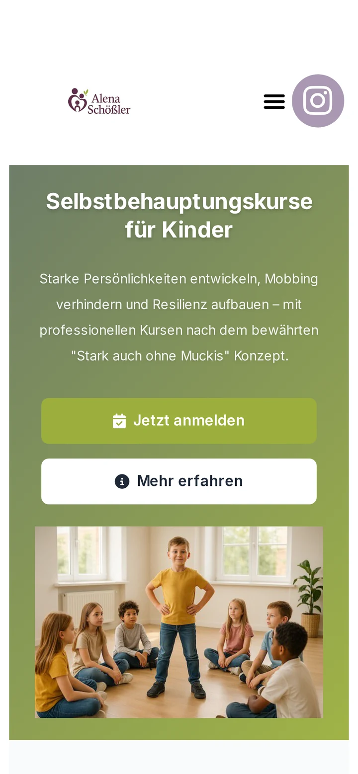 Alena Schößler — Lerntherapie auf dem Smartphone: Selbstbehauptungskurse