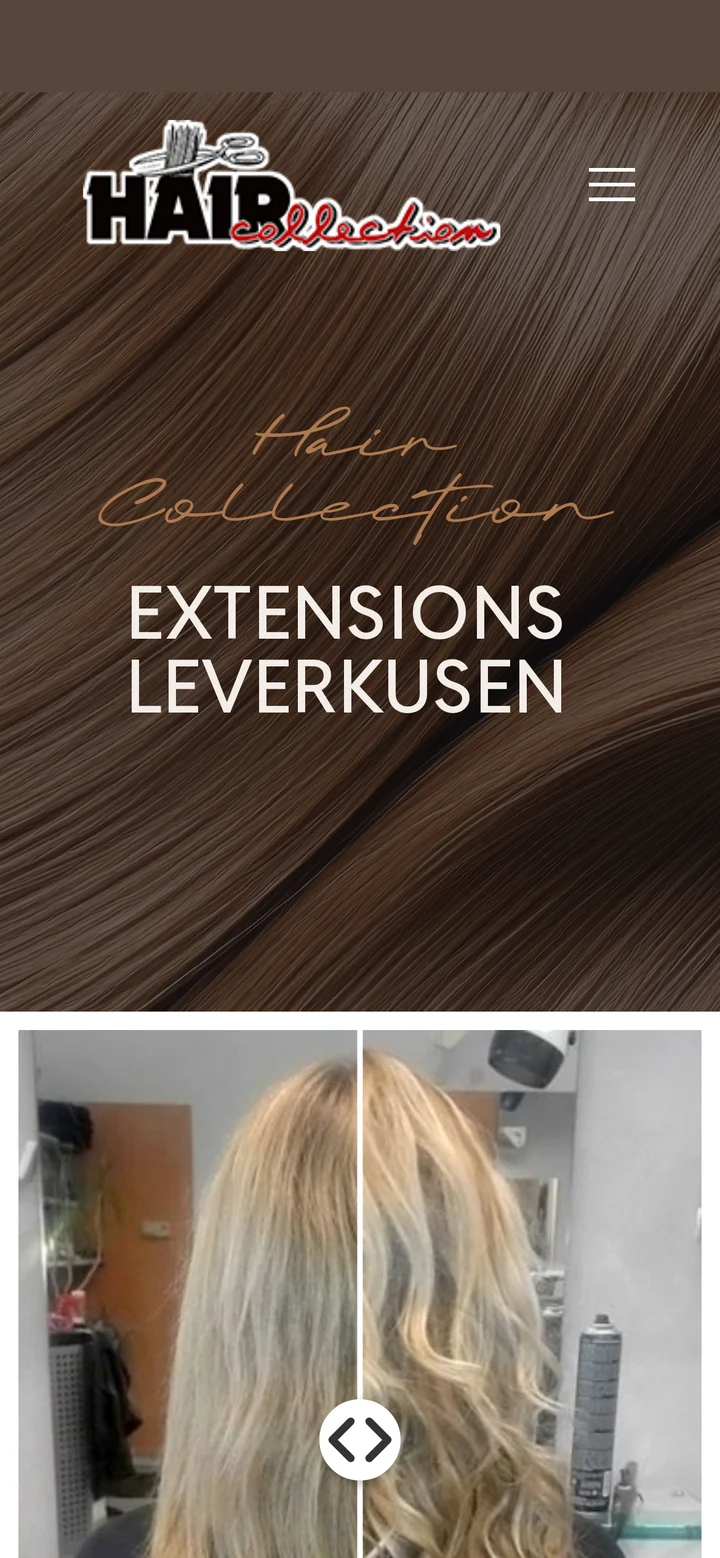 Friseursalon Leverkusen auf dem Smartphone: Extensions
