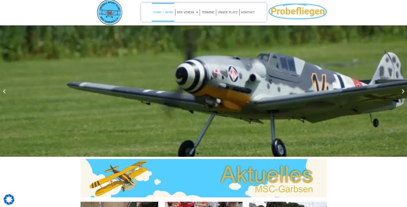 Modelflugverein MSC-Garbsen — WordPress · Vereins-Website (Webseite)