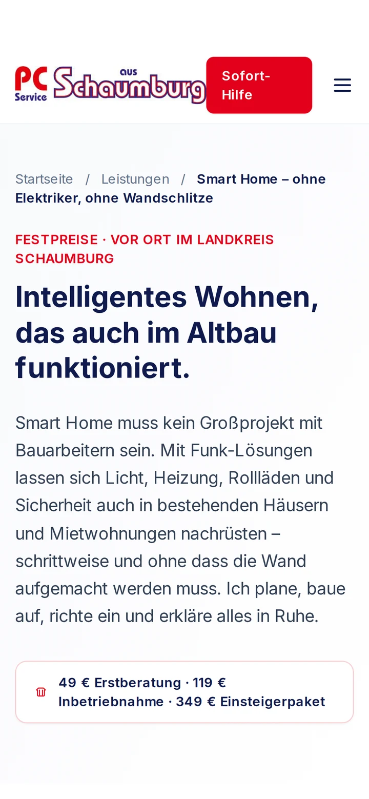 PC-Service Schaumburg auf dem Smartphone: Smart Home