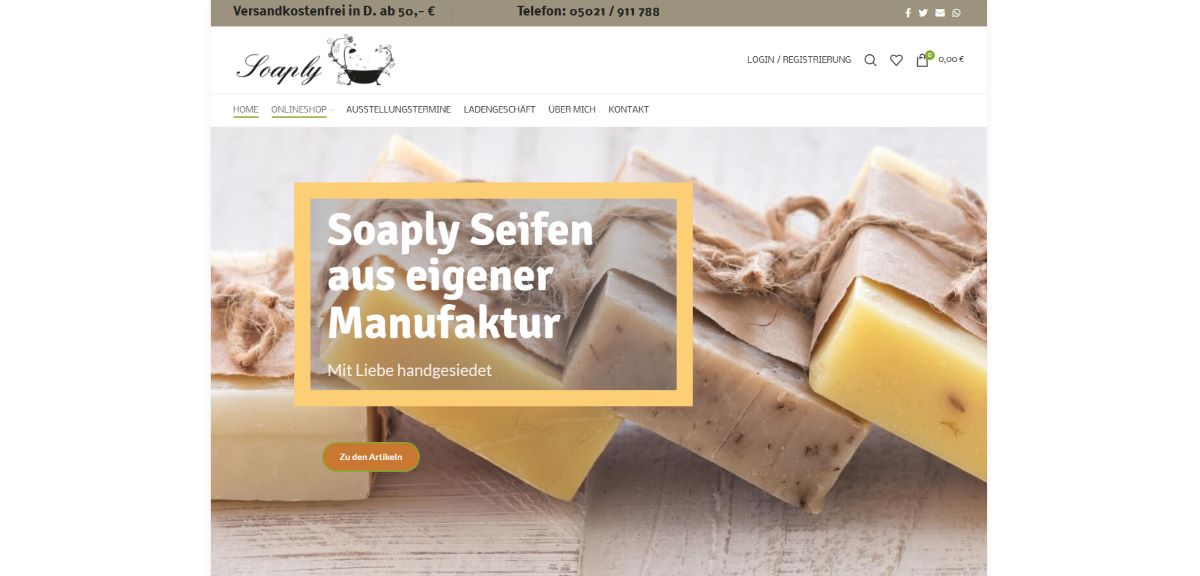 Soaply — Seifen — WooCommerce · Onlineshop (Onlineshop)