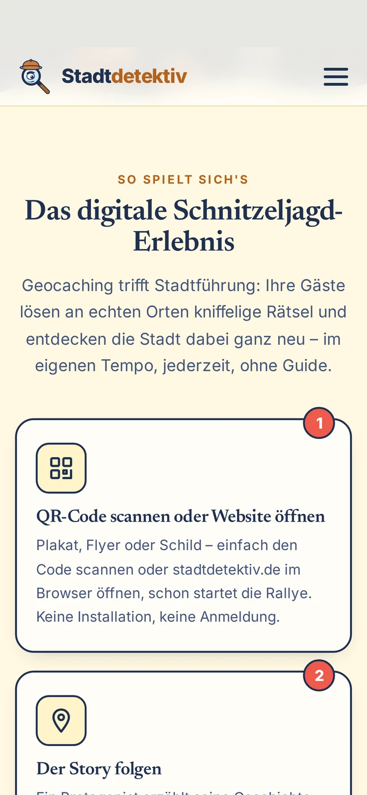 Stadtdetektiv auf dem Smartphone: So funktioniert's