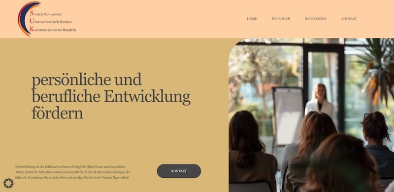Unternehmensberatung — WordPress · Beratung (Webseite)