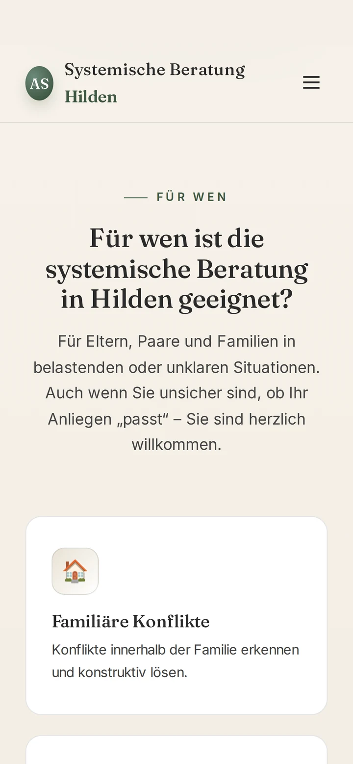 Systemische Beratung auf dem Smartphone: Für wen