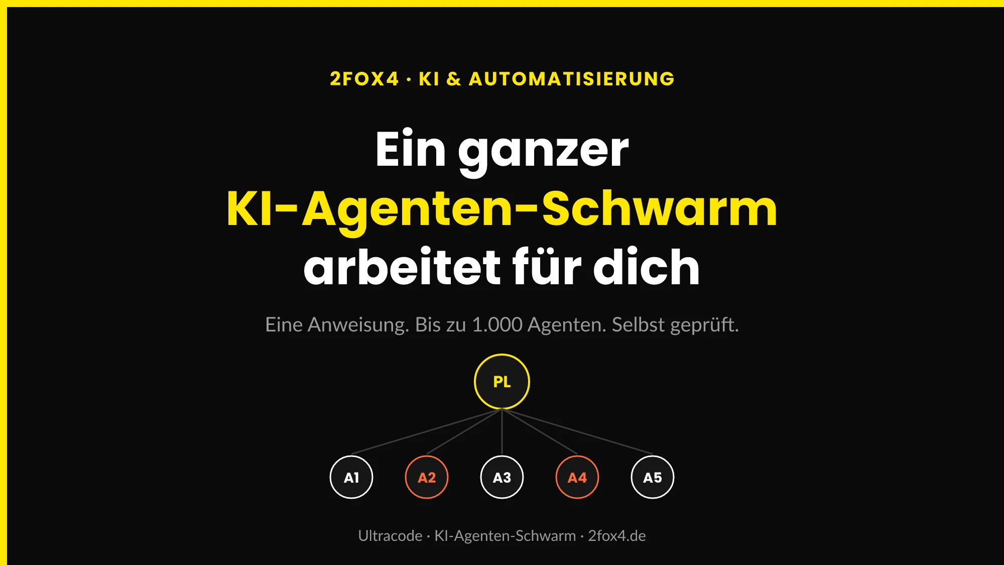 Ultracode – ein Projektleiter-Agent verteilt eine Aufgabe an einen Schwarm paralleler KI-Agenten