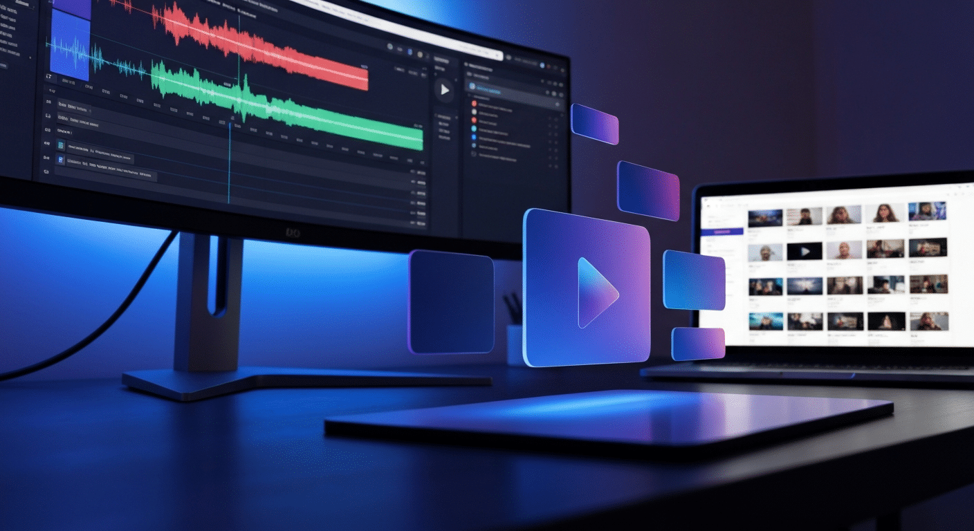 KI-Videoerstellung SaaS Dashboard mit automatisierter Videogenerierung in Webapplikation